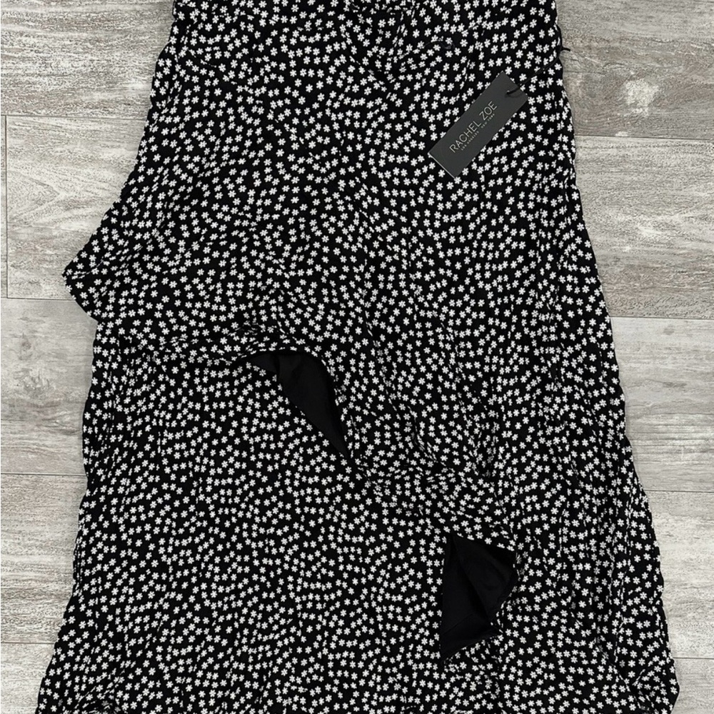 Rachel Zoe Asymmetrical Black and White Skirt